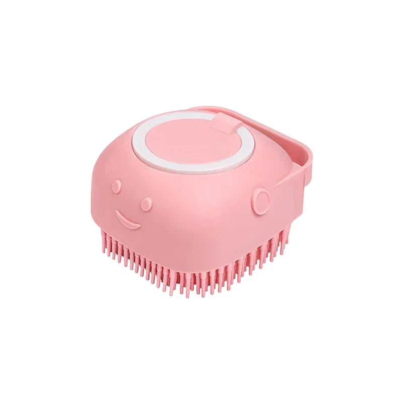 Escova de Banho com Dispensador de Shampoo