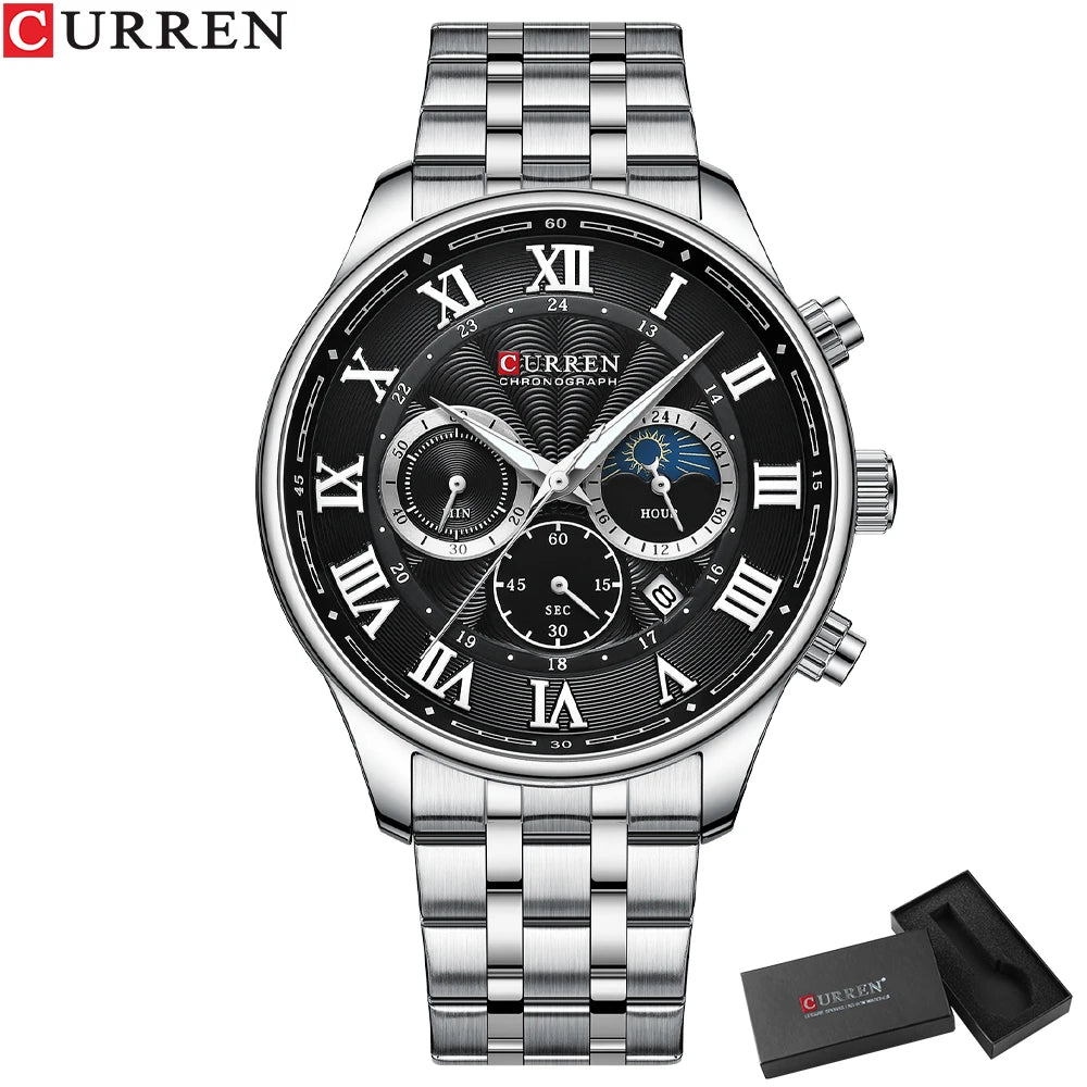⏱️Relógio Masculino CURREN Casual Business