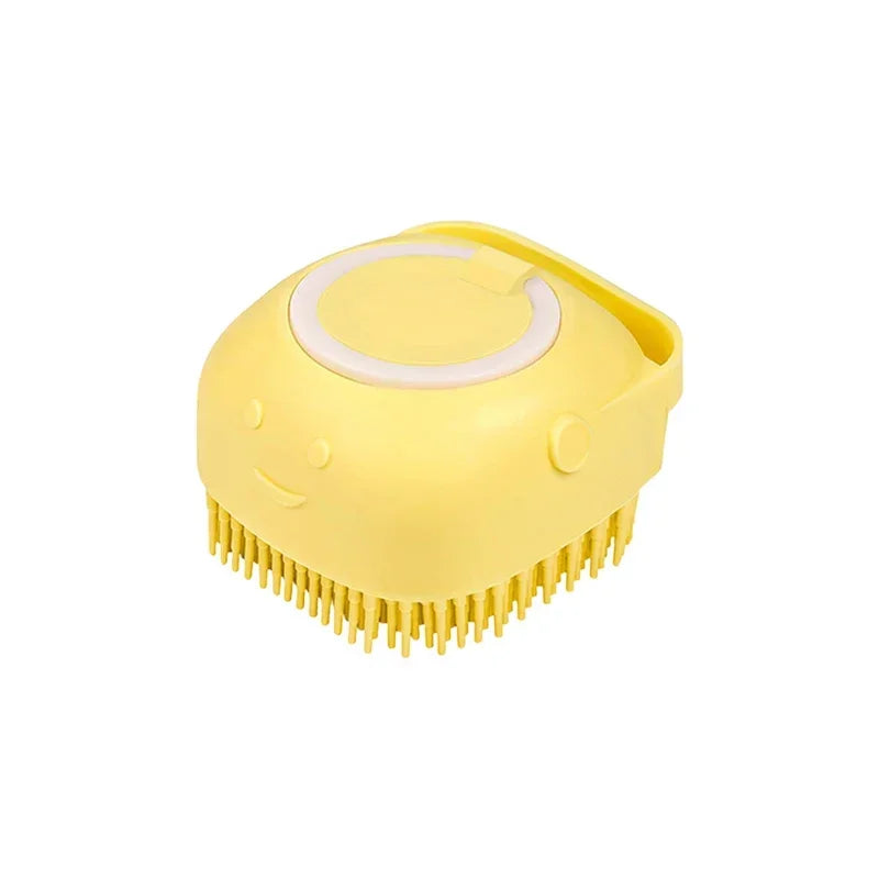 Escova de Banho com Dispensador de Shampoo
