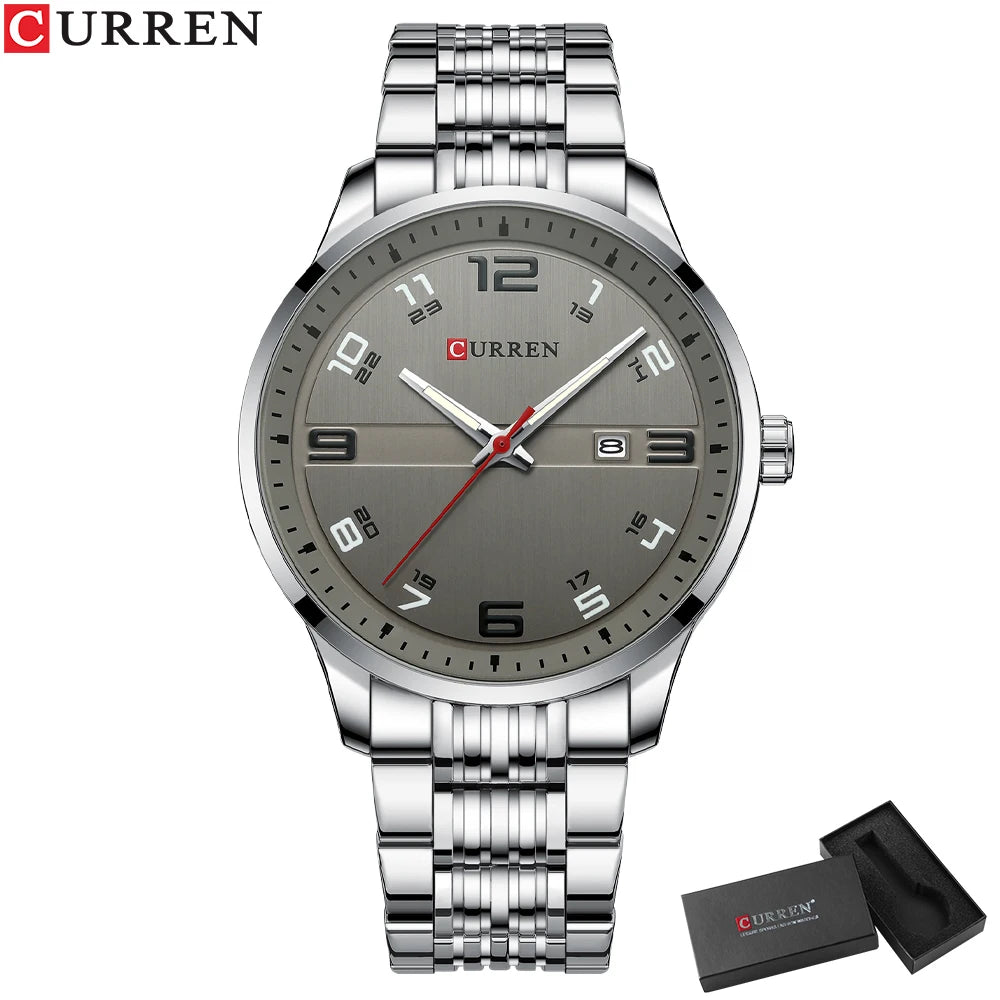Relógio Masculino CURREN Business Luxuoso