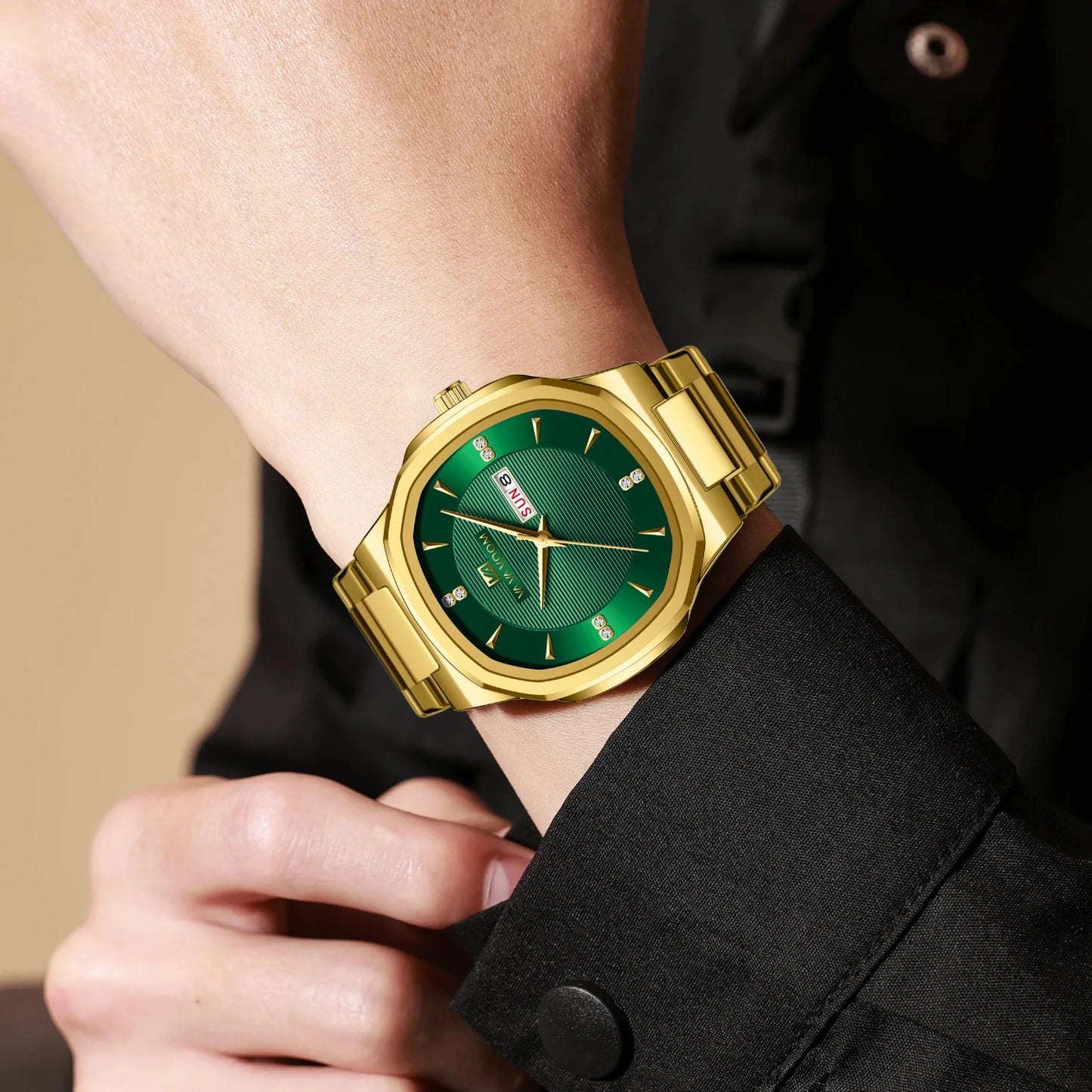 🥈Relógio Masculino VA VA VOOM Fashion