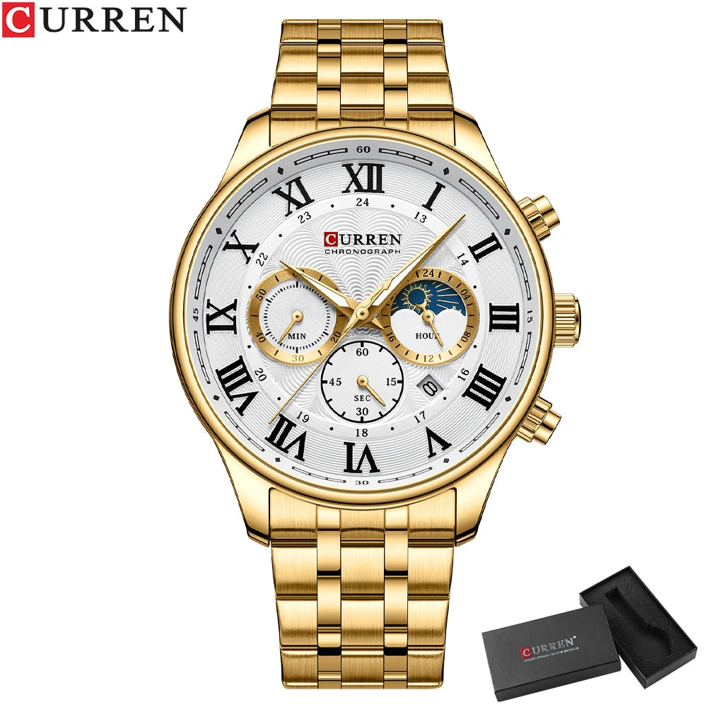 ⏱️Relógio Masculino CURREN Casual Business