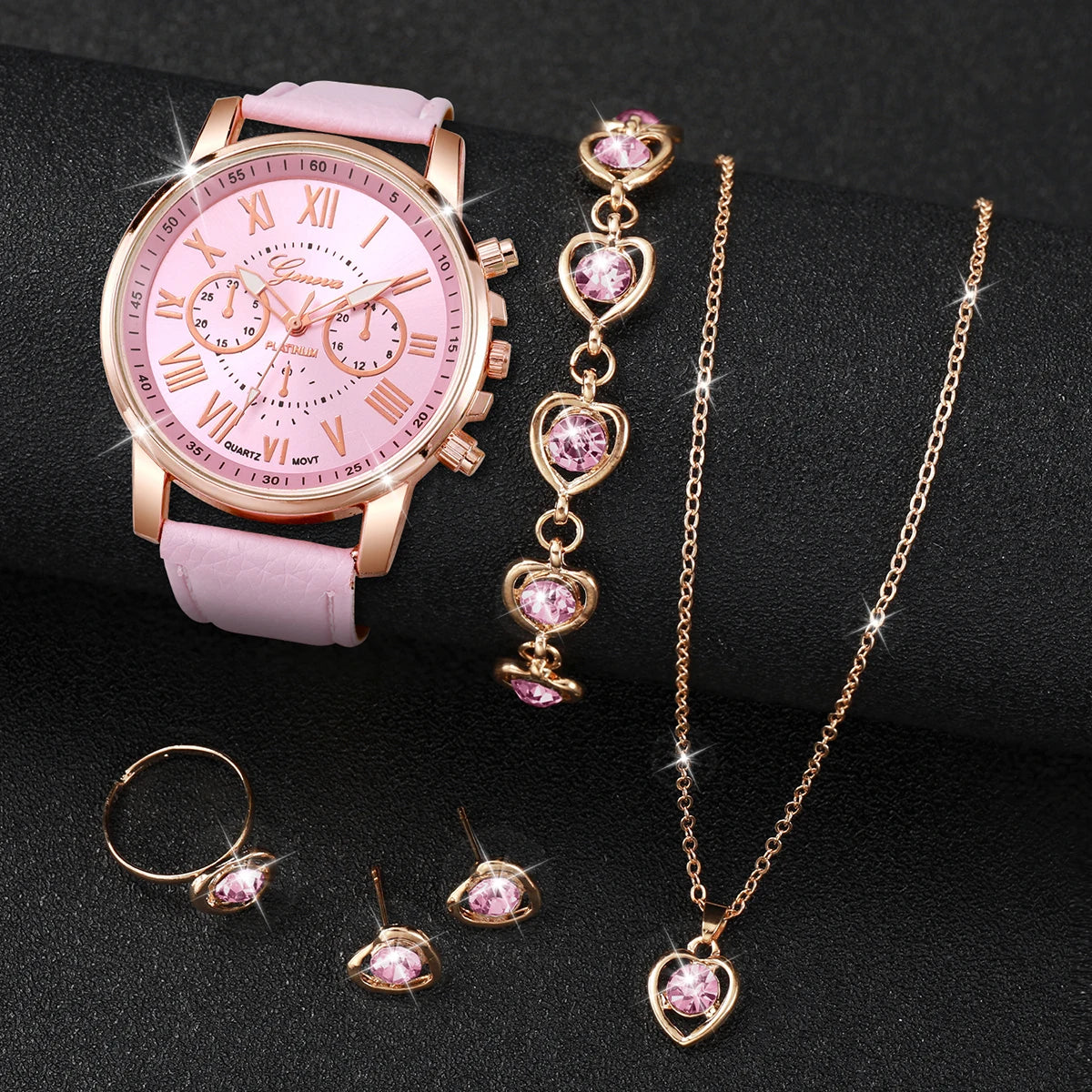 ⌚ Conjunto de Relógios Femininos 5/6 Peças