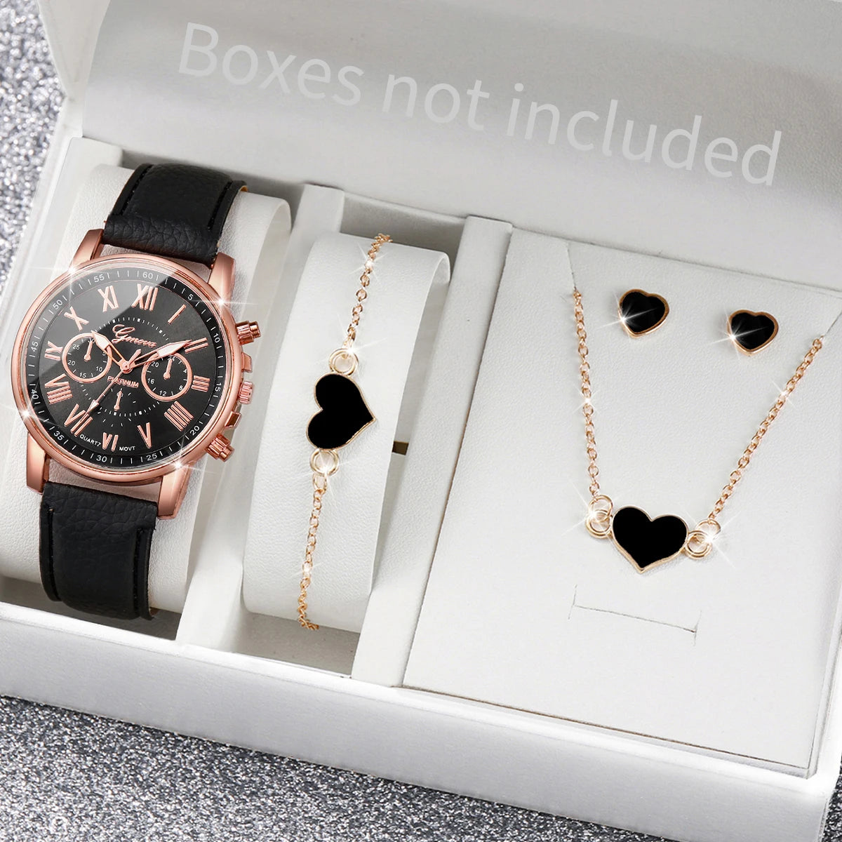 ⌚ Conjunto de Relógios Femininos 5/6 Peças