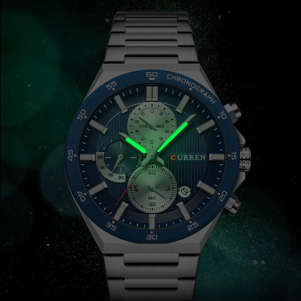 Relógio Masculino CURREN Clássico 43mm