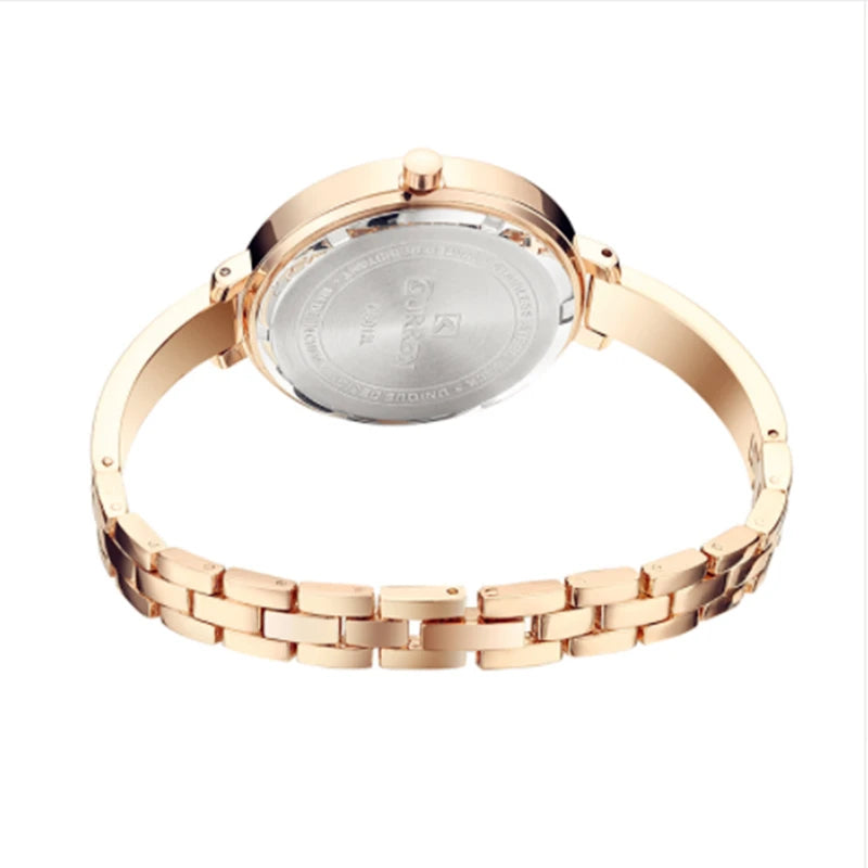 Relógio Feminino CURREN Fashion Dourado