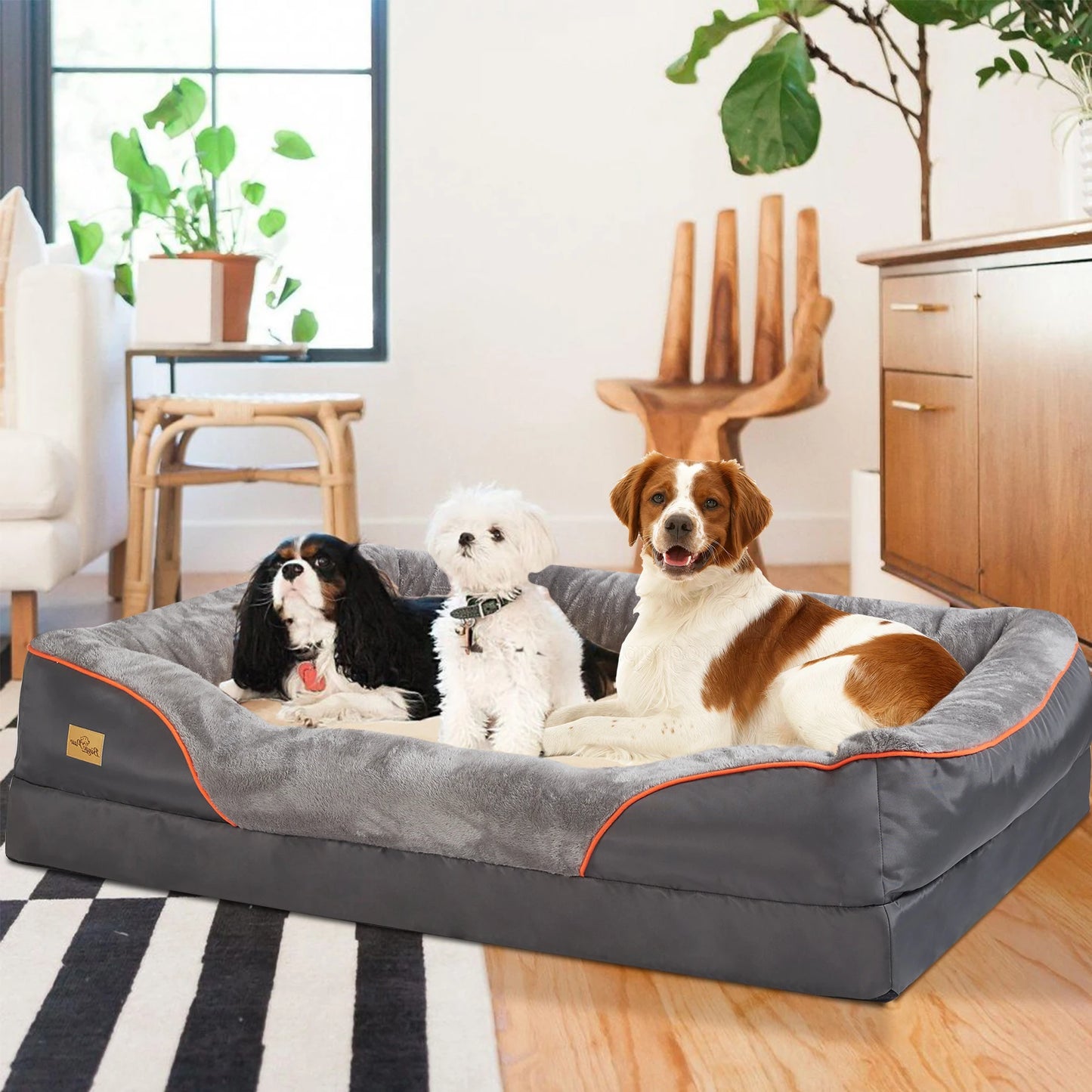 Cama Ortopédica para Cães Tamanhos L, XL, 2XL, 3XL