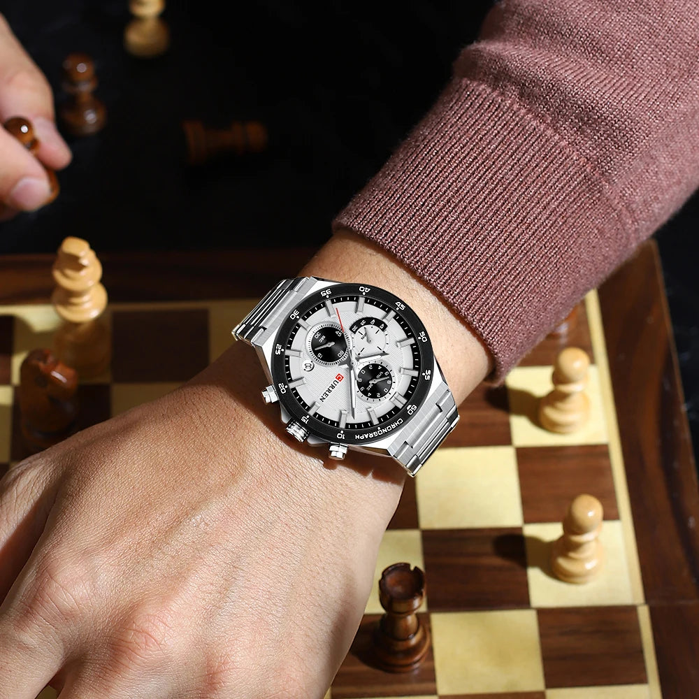 Relógio Masculino CURREN Clássico 43mm