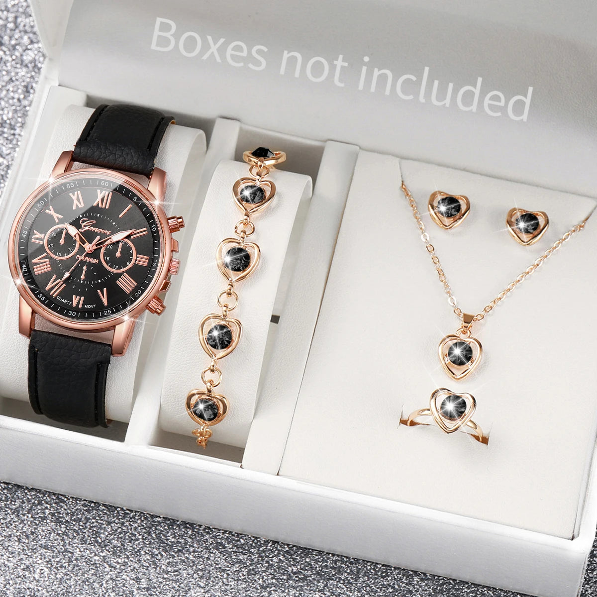 ⌚ Conjunto de Relógios Femininos 5/6 Peças