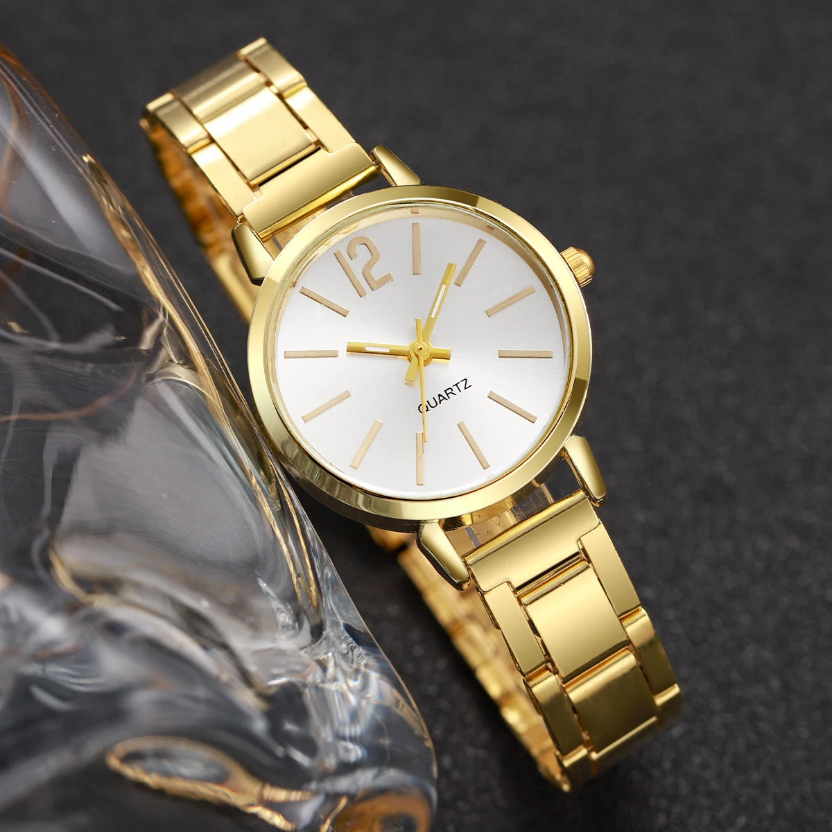 ⌚ Conjunto de Relógio Feminino 2 Peças