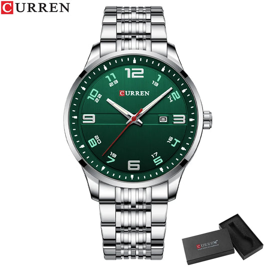 Relógio Masculino CURREN Business Luxuoso