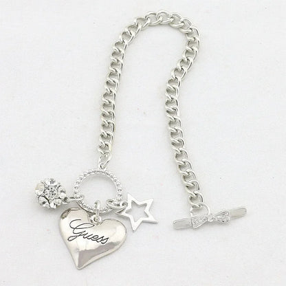 Pulseira SUMENG 2024 com Charms de Coração