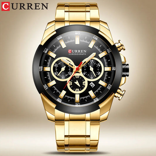 Relógio Masculino CURREN Cronógrafo 48mm