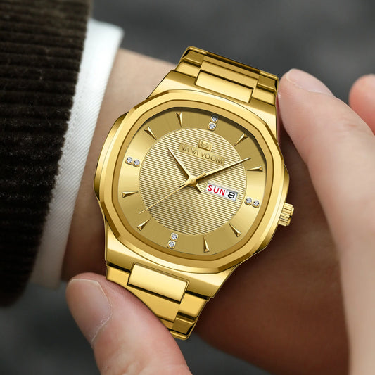 🥈Relógio Masculino VA VA VOOM Fashion
