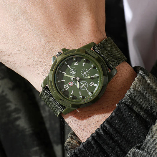 🎁 Conjunto de 4 Relógios Militares Masculinos-Qualidade Média