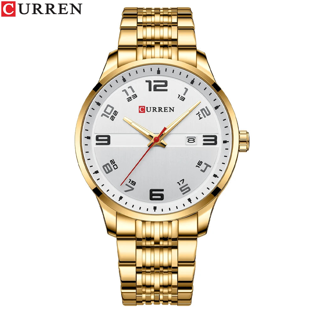Relógio Masculino CURREN Business Luxuoso